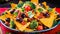 Tempting culinary delights: Crispy vegetable nachos with ox corn chips