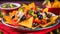 Tempting culinary delights: Crispy vegetable nachos with ox corn chips