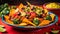 Tempting culinary delights: Crispy vegetable nachos with ox corn chips