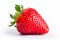 Tempting Delicacy: Plump Strawberries on a Crisp White Background