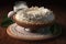 Tempting dessert of coconut cream pie