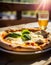 Tempting Italian Pizza - A Delicious Close-up Shot