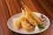 Tempura Shrimps (Deep Fried Shrimps) with sauce