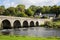 Ten Arch Stone Bridge over River Nore in Inistioge, Kilkenny, Ir