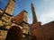 Ten commandments carved inthe two minarets donated by Suleyman the Magnificent to Hagia Sofia by the architec stone on a synagogue