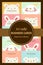 Ten cute pastel animal business cards