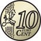 Ten Euro Cent Coin