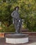 Ten-foot bronze statue of Norman`s own James Garner on James Garner Avenue in Norman, Oklahoma.