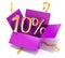 Ten Percent Discount Gift Box