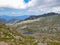 Tende - Panoramic view of small glacier pond in the Mercantour National Park in the Valley of Marvels near Tende