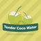 Tender coco water summer banner design