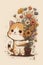 Tender Kitties with Flowers: A Whirlwind of Emotions in Every Soft Fluffball