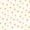 Tender peach light color seamless simple pattern.