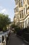 Tenement building in the street of Glasgow