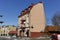 Tenement house on a sunny day is seen in Zakopane