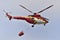 TENERIFE APRIL 10: Helicopter firefighting. April 10, 2018, Tenerife (Canary Is.) Spain