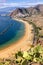 Tenerife beach Teresitas Canary islands sea water travel traveling portrait format Atlantic Ocean