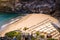 Tenerife, Canary islands, Spain - aerial view of a small Abama b