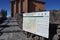 Tenerife, Canary Islands / Spain: Information board on the top of the volcano El Teide, National park