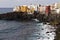 Tenerife coast with colour houses