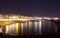 Tenerife coast in the night