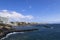 Tenerife coastline landscape, city