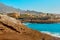 Tenerife island landscape. Ocean bay. Seaside resort. Tourism and travel, vacation