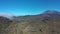 Tenerife, Masca Gorge, view of the sky in clouds and Teide volcano