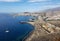 Tenerife seaside from above