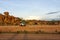 Tennant Creek, Australia - December 28, 2008: Tourist camping near Devils Marbles, Australia, outback