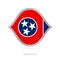 Tennessee national team flag in style for international basketball competitions