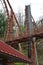 Tennessee Tornado roller coaster at Dollywood theme park in Sevierville, Tennessee