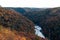 Tennessee valley river and mountain