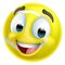 Tennis Ball Emoticon Face Emoji Cartoon Icon