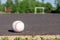 Tennis ball on the field, summer game, sport