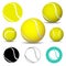 Tennis ball, icons