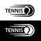 Tennis ball motion line symbol