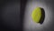 Tennis ball slow motion animation