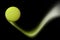 Tennis Ball Taking a Bounce