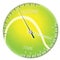 Tennis ball with time and score scales