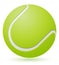 Tennis ball vector illustration