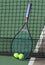 Tennis Balls/Racquet at Net