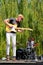 Tennis (band) performs at Parc Central del Poblenou