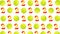 Tennis Christmas and 2020 New Year pattern with tennis balls and numbers on white snow, isolated