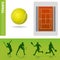 Tennis design elements