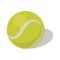 Tennis green ball icon design vector illustration
