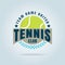 Tennis logo,championship,tournament,decal,vector illustration