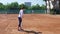 Tennis match between two women friends