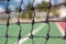 Tennis net, outdoor at empty court
