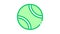 Tennis Play Ball Icon Animation